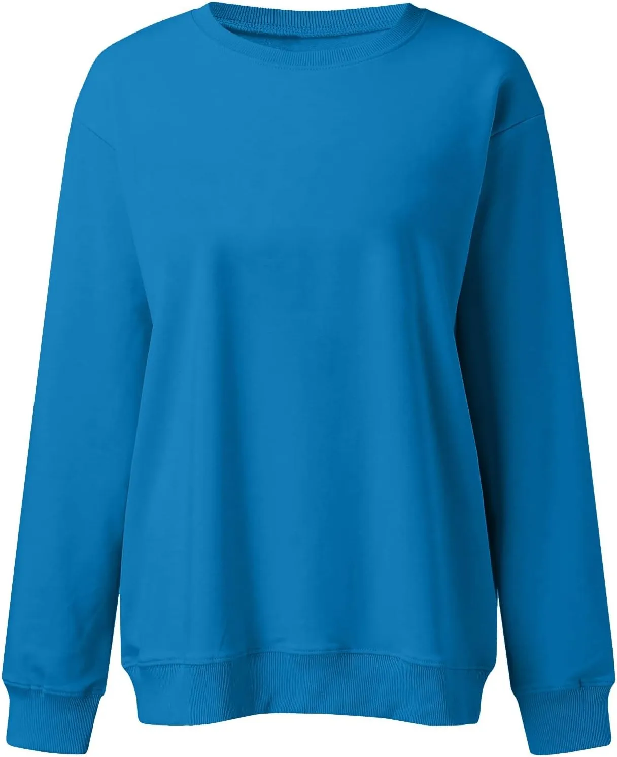 Crewneck Sweatshirts Women Trendy Casual Long Sleeve Tops Cute Teen Girls Crew Neck Sweatshirt Sweaters 2024