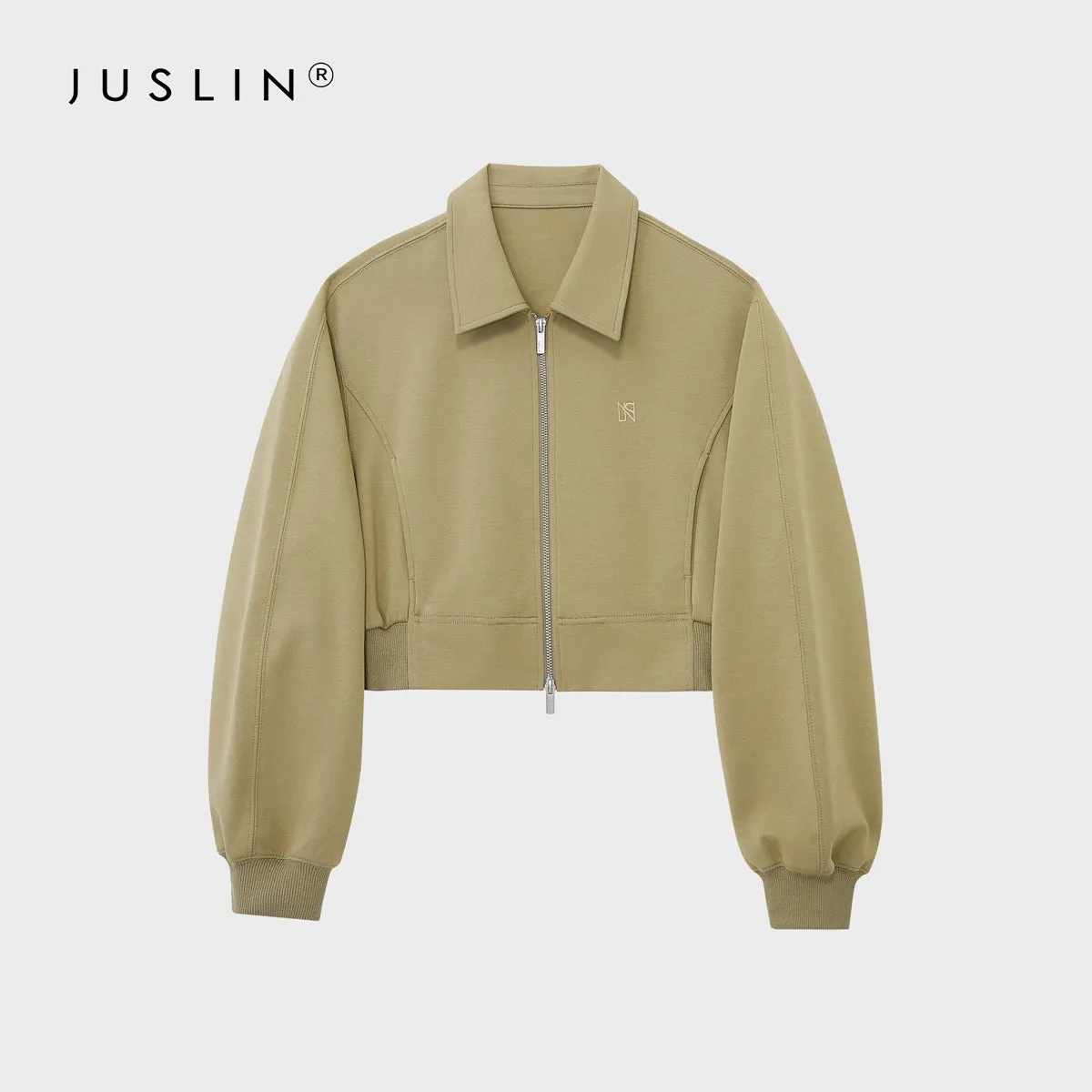 Cropped Jacket and Cargo Pants Set