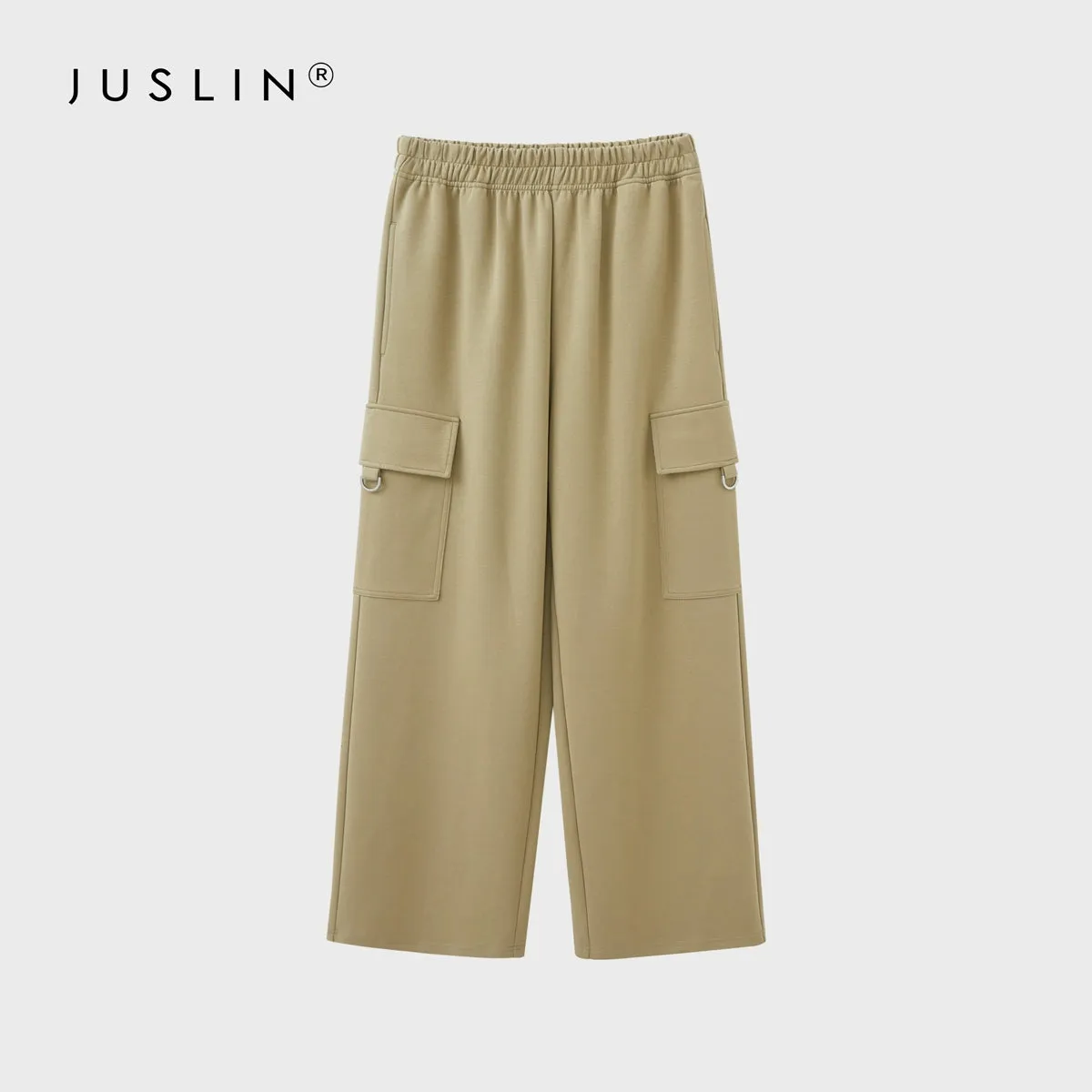 Cropped Jacket and Cargo Pants Set