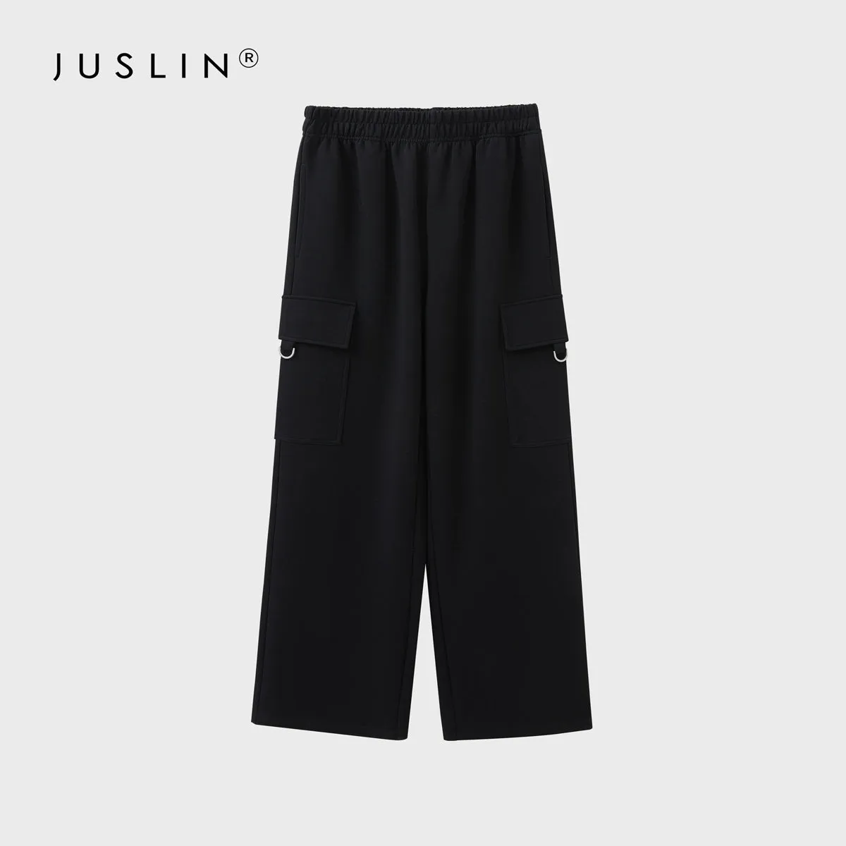 Cropped Jacket and Cargo Pants Set