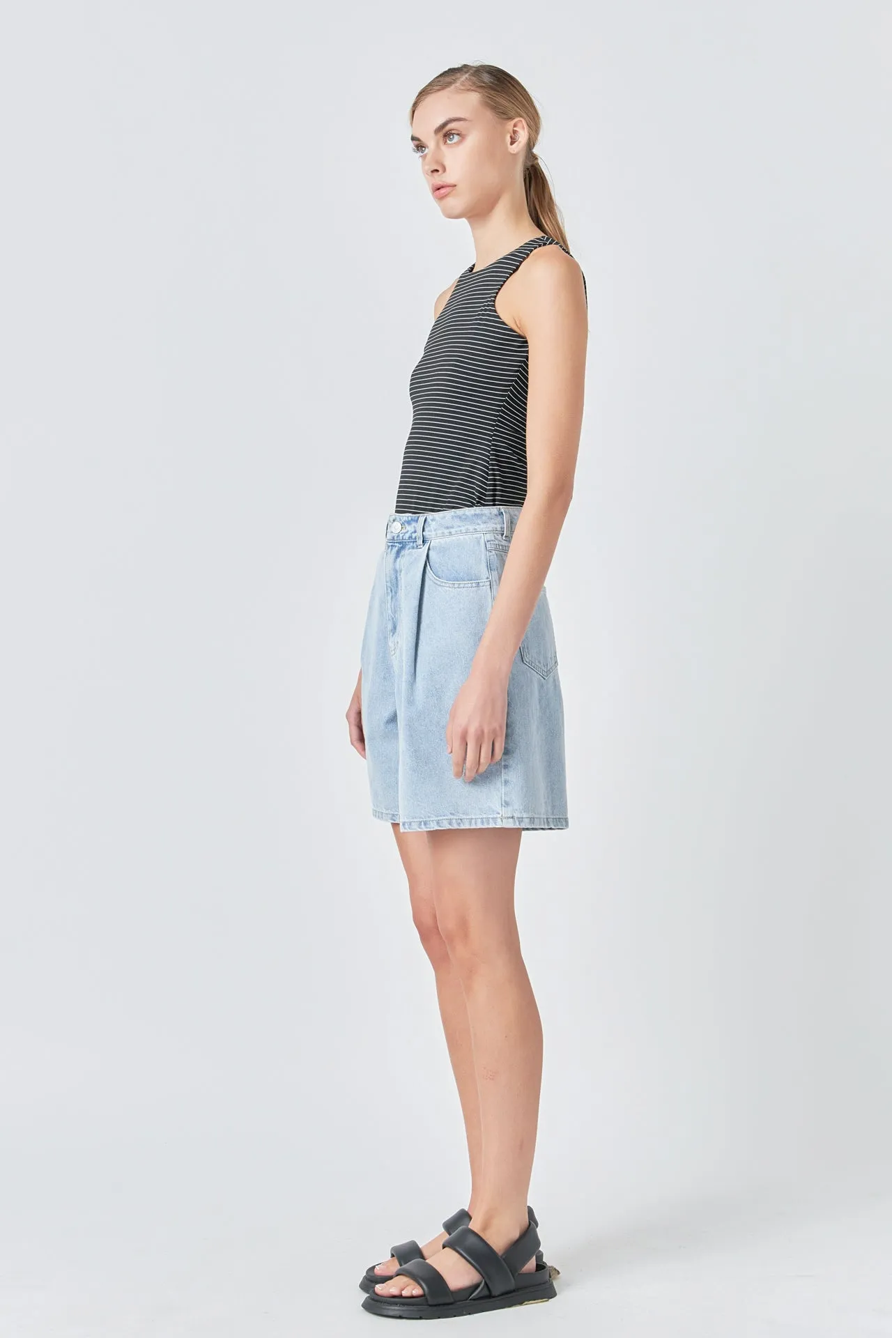 Denim Wide Short