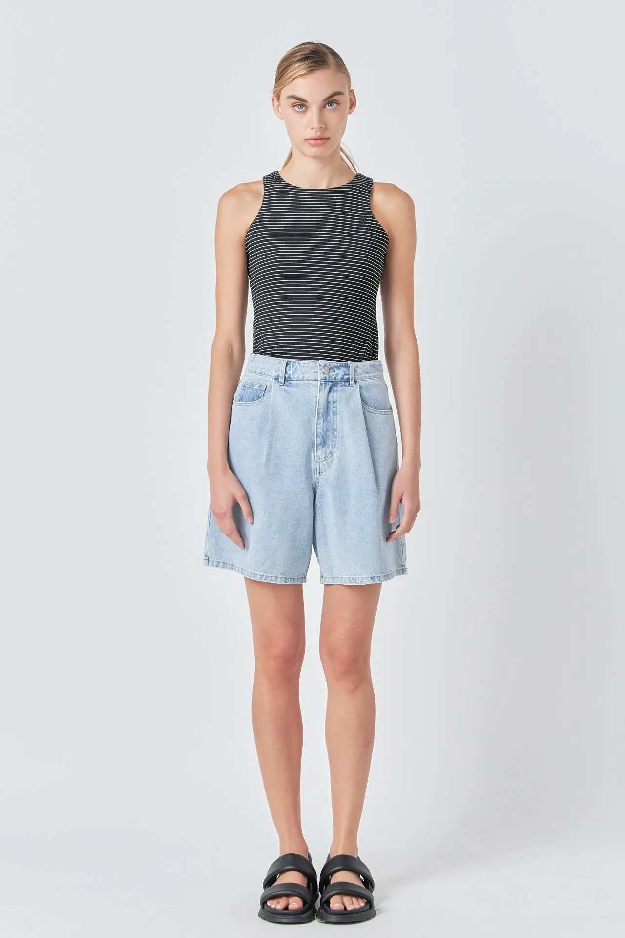 Denim Wide Short