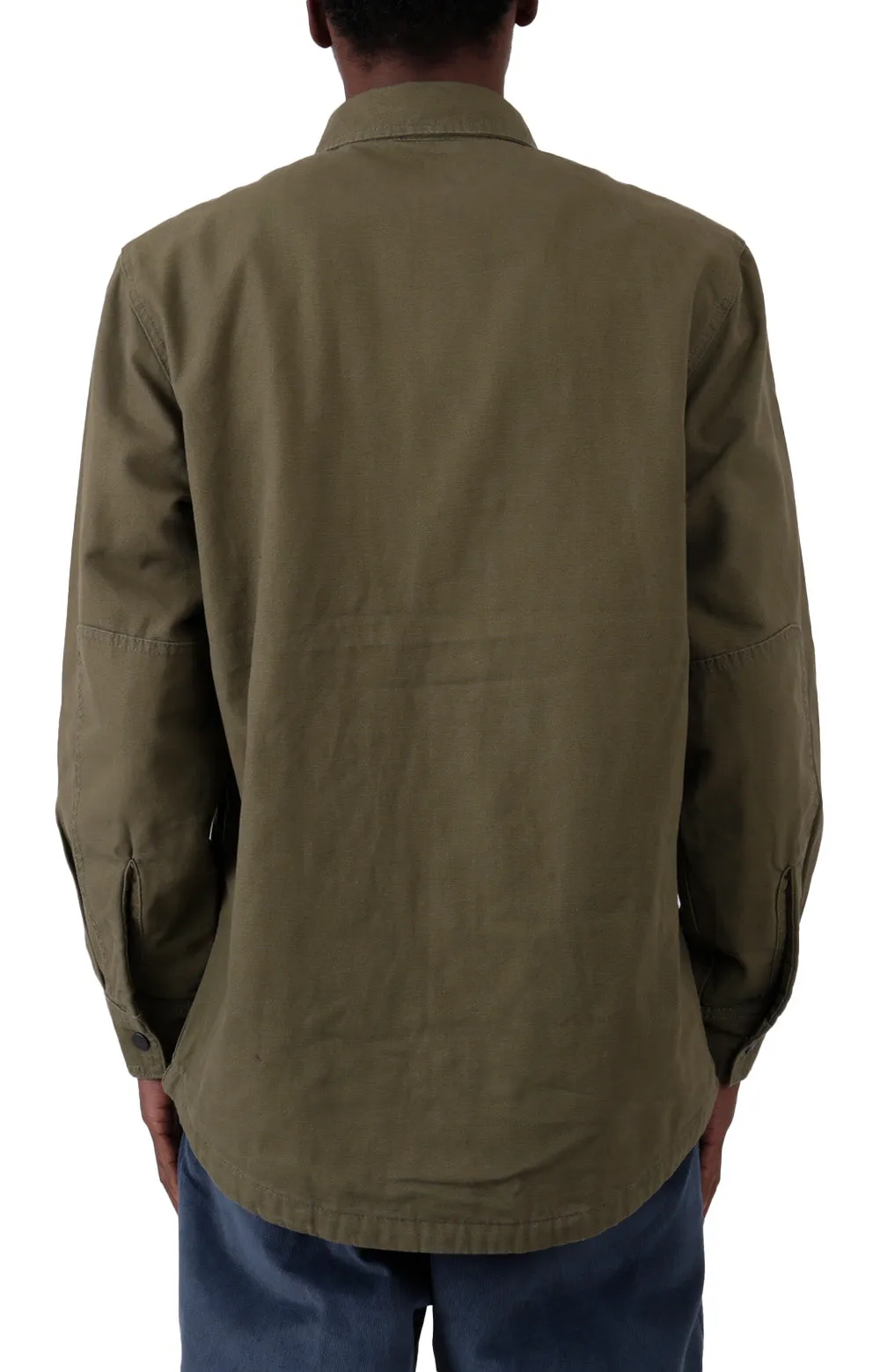 Dickies (Wl658Ml) Duck Flannel Lined Shirt Military Green