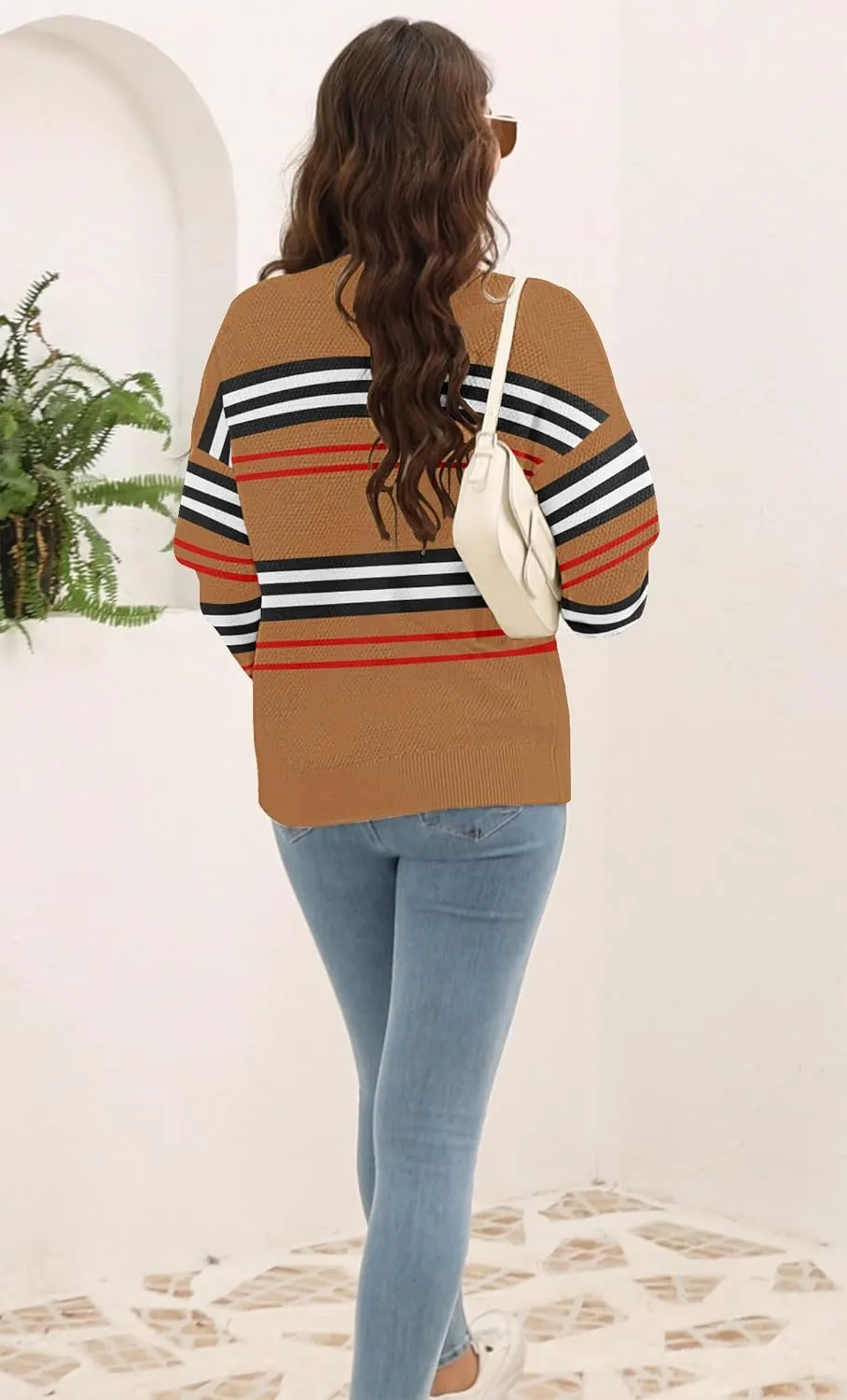 Disamer Women's 2025 Knit Cardigan Sweaters Fall Clothes Long Sleeve Fashion Casual Y2k Tie Open Front Cropped Jackets