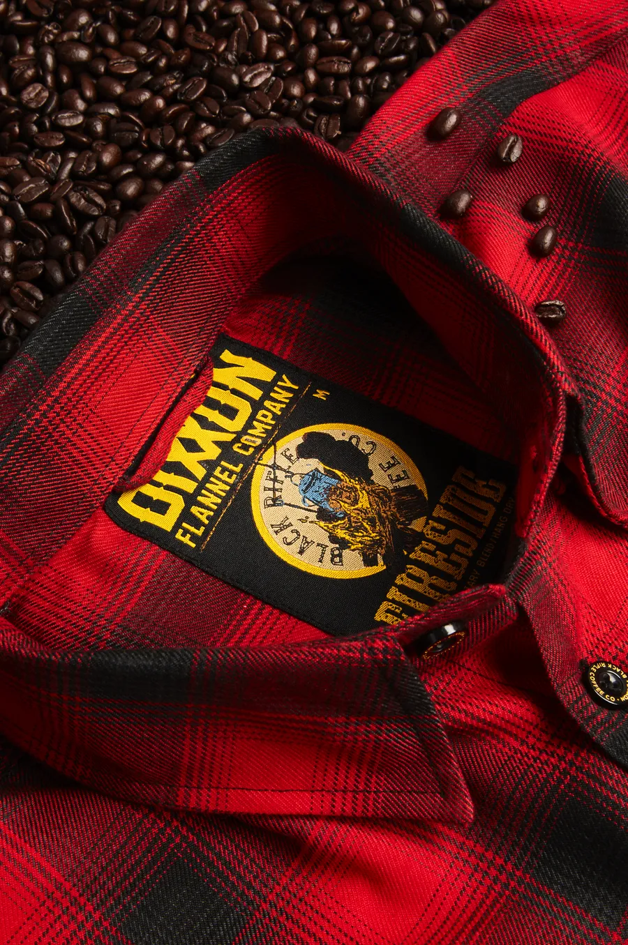 Dixxon Black Rifle Coffee Co Fireside Flannel- Red