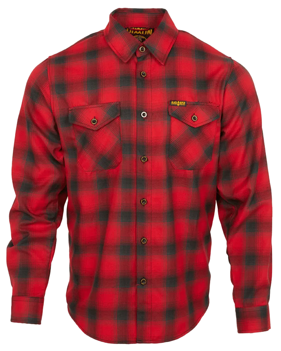 Dixxon Black Rifle Coffee Co Fireside Flannel- Red