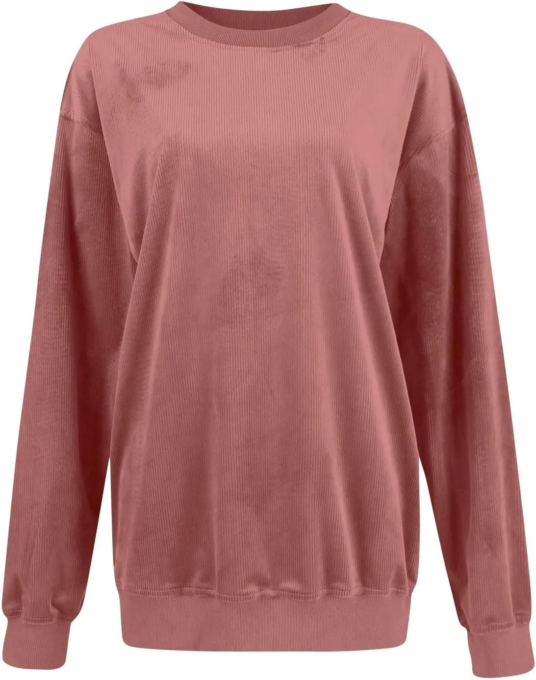 Fall Sweatshirts for Women Trendy Oversized Teacher Crewneck Sweatshirt Drop Shoulder Long Sleeve Pullover Sweaters