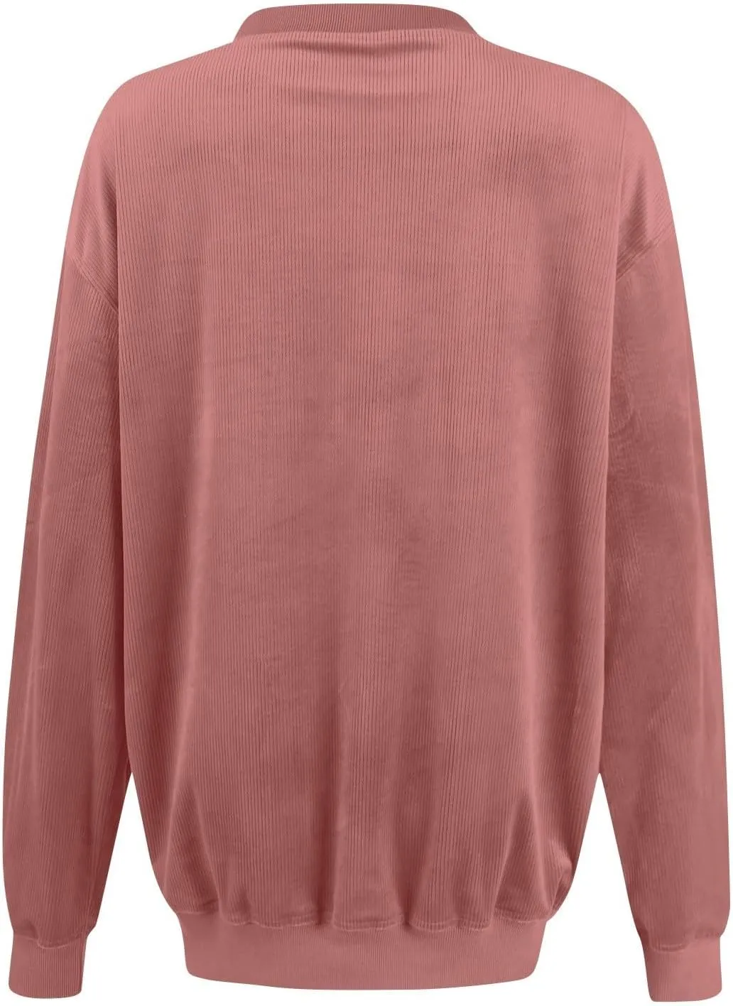 Fall Sweatshirts for Women Trendy Oversized Teacher Crewneck Sweatshirt Drop Shoulder Long Sleeve Pullover Sweaters