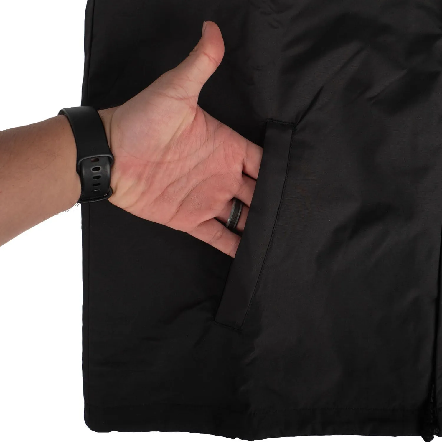 First Class 100% Nylon Windbreaker with Security I.D I