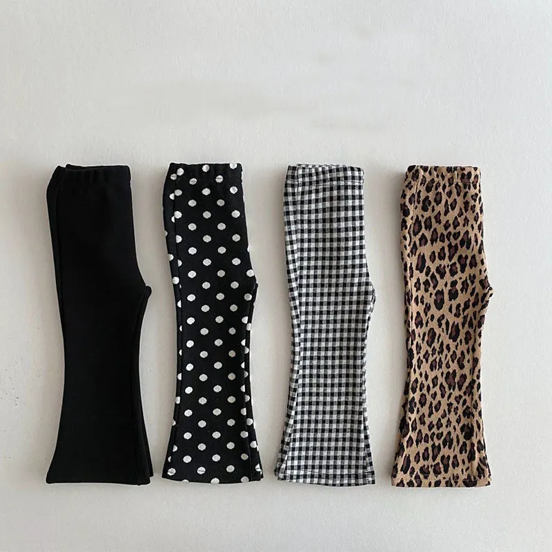 Flared Graphic Pants