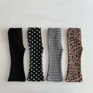 Flared Graphic Pants