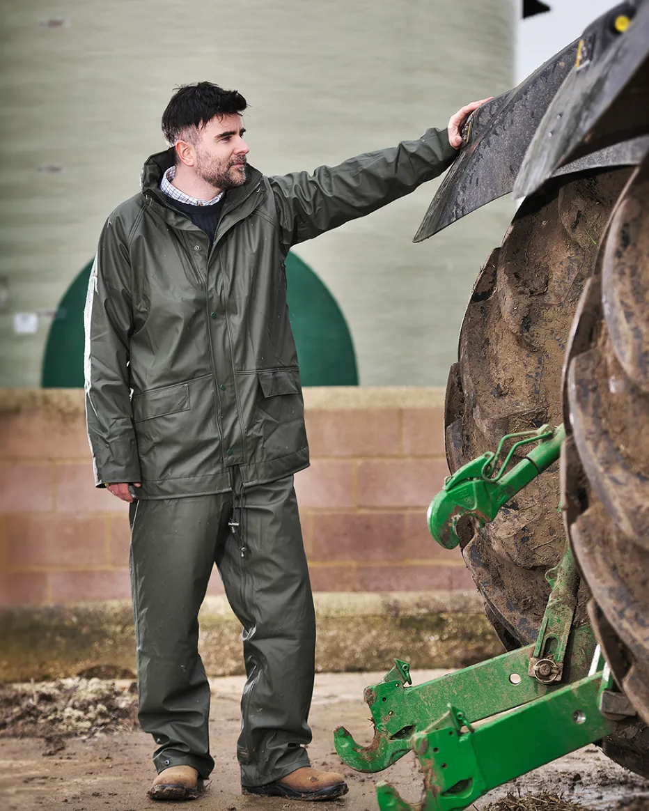 Fortress Flex Unisex Waterproof Trousers (Olive)