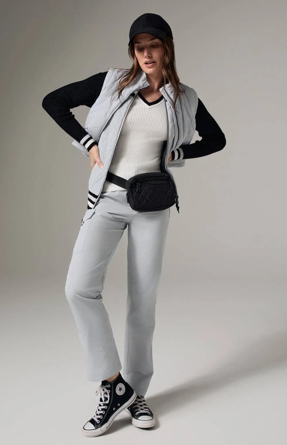Frankie Cargo Pant | Silver