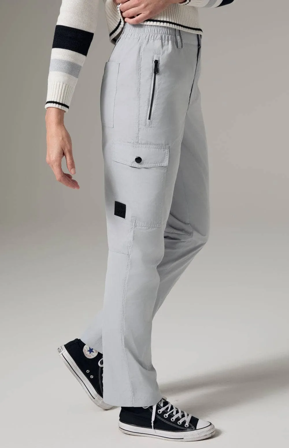 Frankie Cargo Pant | Silver