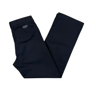 GAP KHAKIS "Classic Fit" Straight Leg Black Chino Trousers