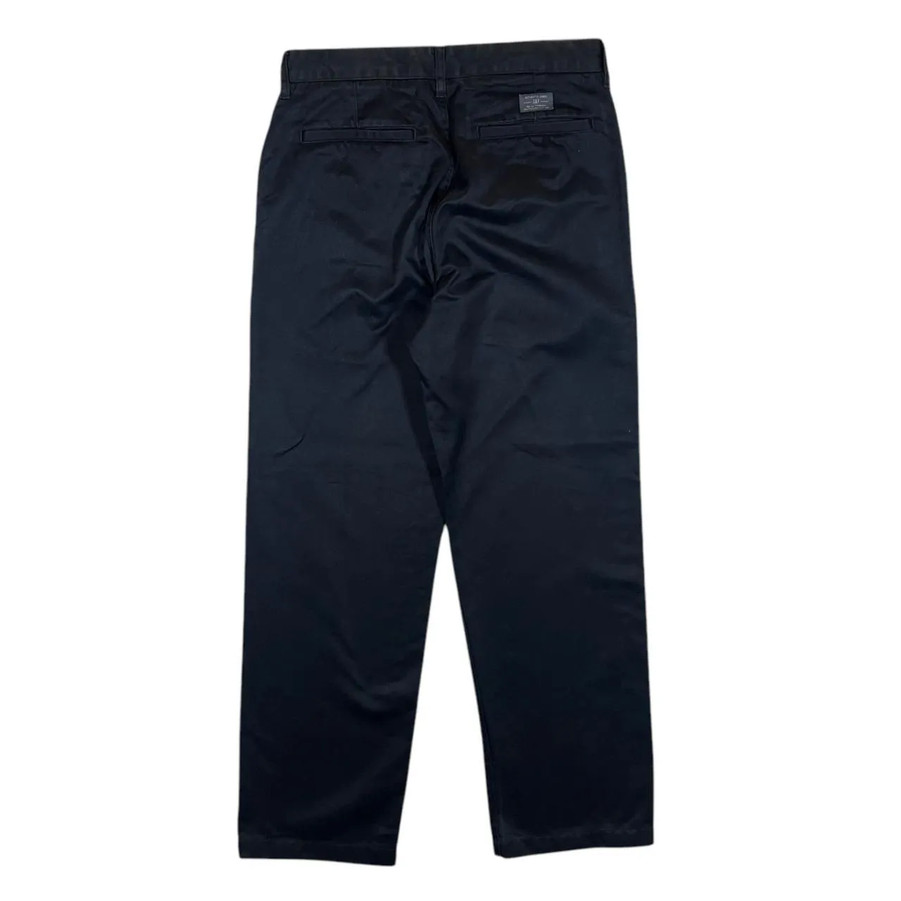 GAP KHAKIS "Classic Fit" Straight Leg Black Chino Trousers