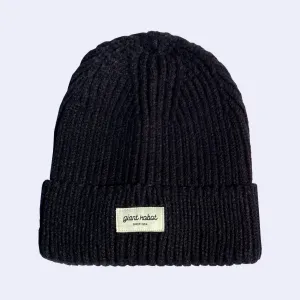 Giant Robot - Embroidered Logo Knit Beanie (Black)