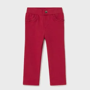 Girls Red Trousers
