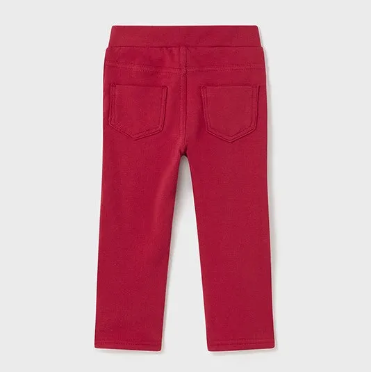Girls Red Trousers