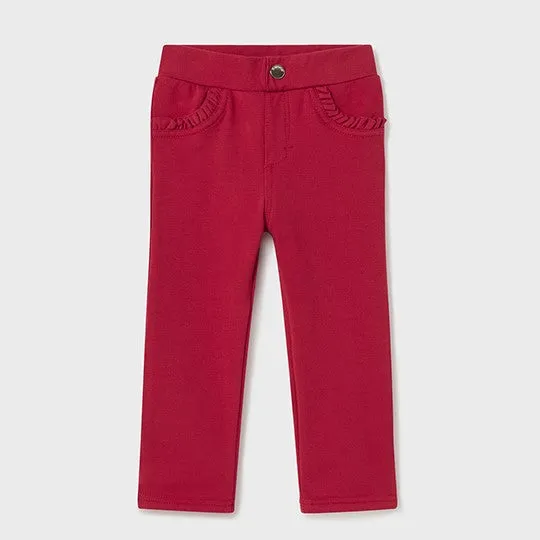 Girls Red Trousers