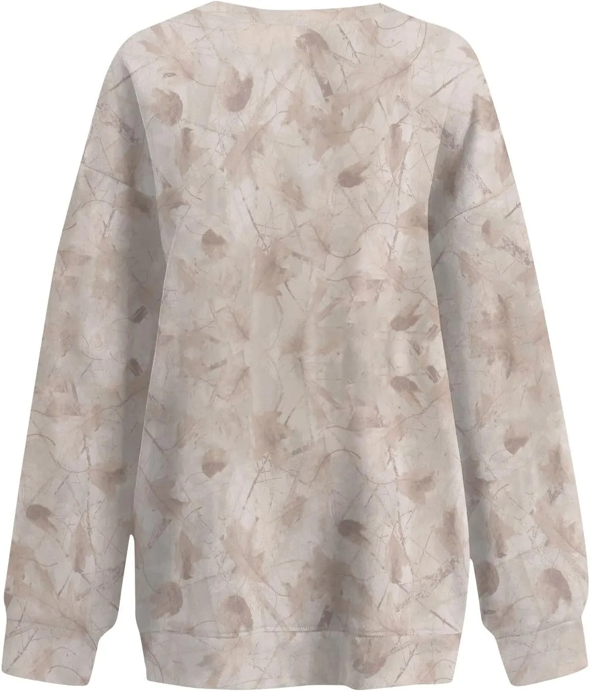 GOFULY Camo Sweatshirt For Women Crewneck Fall Oversized Y2k Camo Shirt Pullover Long Sleeve Maple Leaf Print Travel Clothes