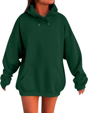 GOKKILRW Hoodies for Women Basic Plain Hoodie Oversized Sweatshirts Fall Fashion Preppy Clothes Y2k Outfits Teen Girls Hoodie