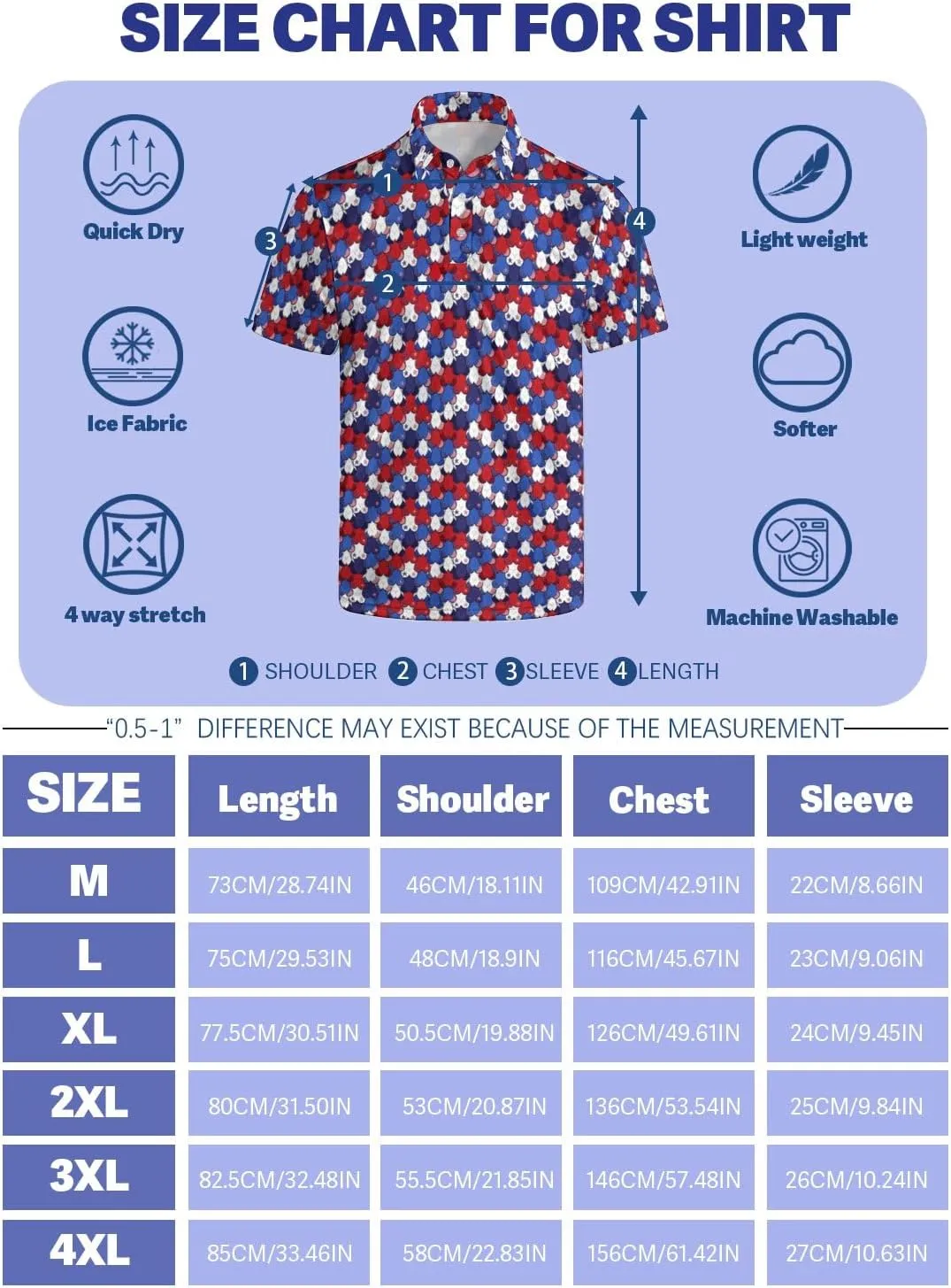 Golf Polos for Men Funny Moisture Wicking Golf Shirts Performance Quick-Dry Polo Shirts Short Sleeve