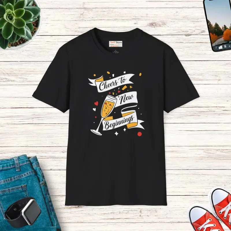 Graphic Tees Cheers to New Beginnings