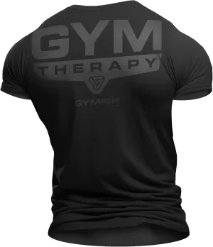 Gym Therapy Back Workout Motivational Lifting T-Shirt for Men Funny Gym Shirt