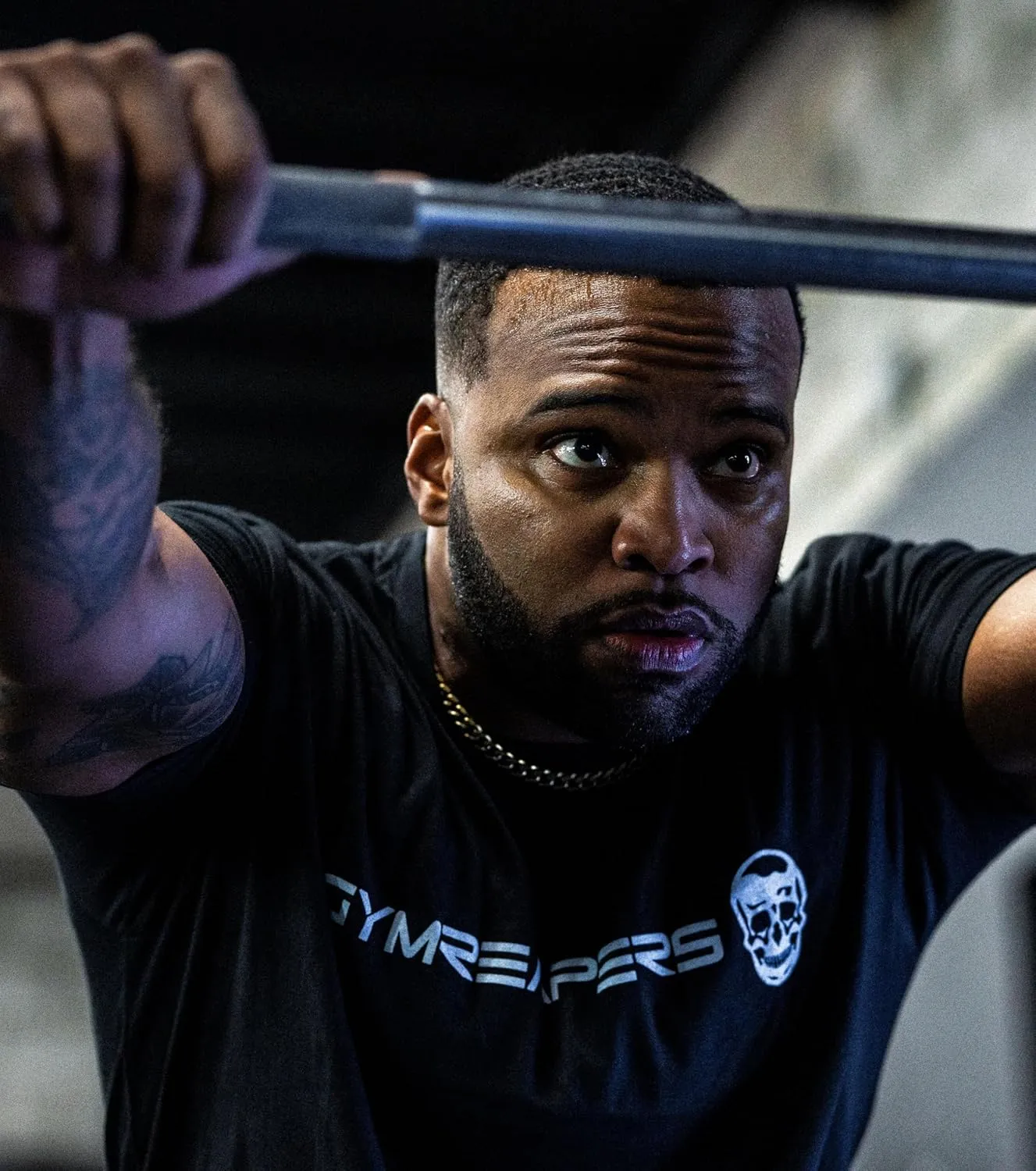 Gymreapers Workout Short Sleeve Shirt Workout T-Shirt for Men Crew Neck Shirts Casual Gym Cotton Everyday Tee