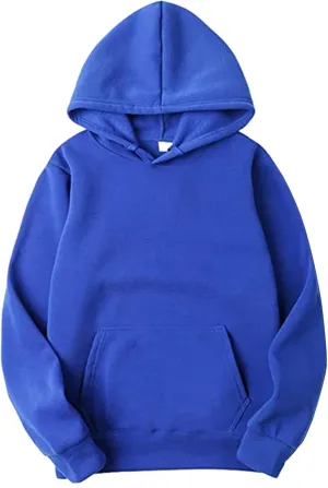 Hooded Sweatshirts for Men and Women Solid Color Soft Hoodies Pockets Oversized Loose Workout Pullover Tops Unisex