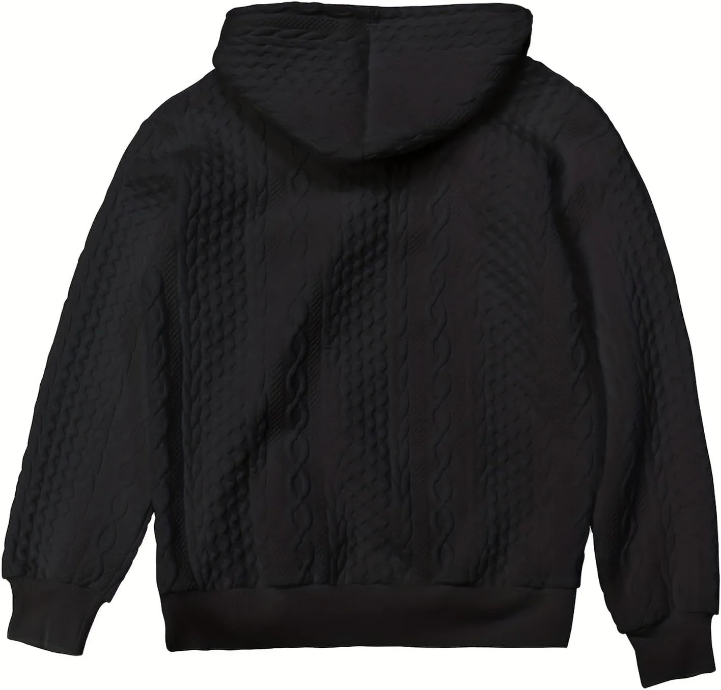 Hoodie Sweaters for Women Cable Knit Slouchy Long Sleeve Oversized Sweatshirt Cozy Chunky Y2K Hoodie Drawstring Pullover Tops
