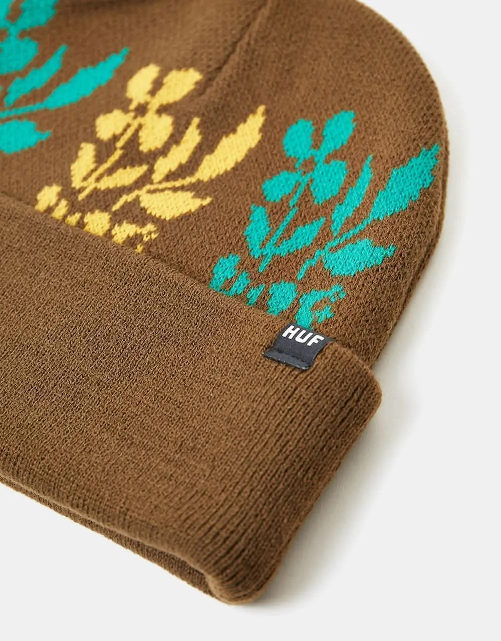 HUF Blossom Beanie - Coffee