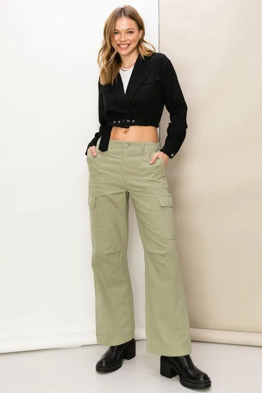HYFVE Weekend Chiller High Waist Cargo Pants