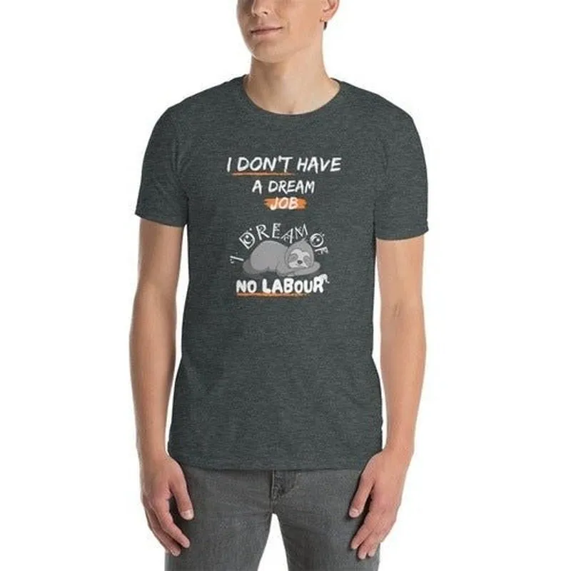 I Don't Have a Dream Job T-Shirt: Funny Quote for Working People
