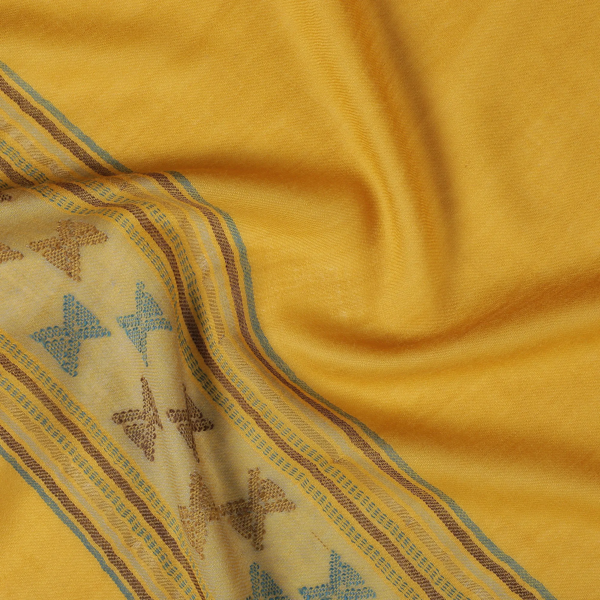 Ibadat Wool Metallic Dobby Shawl
