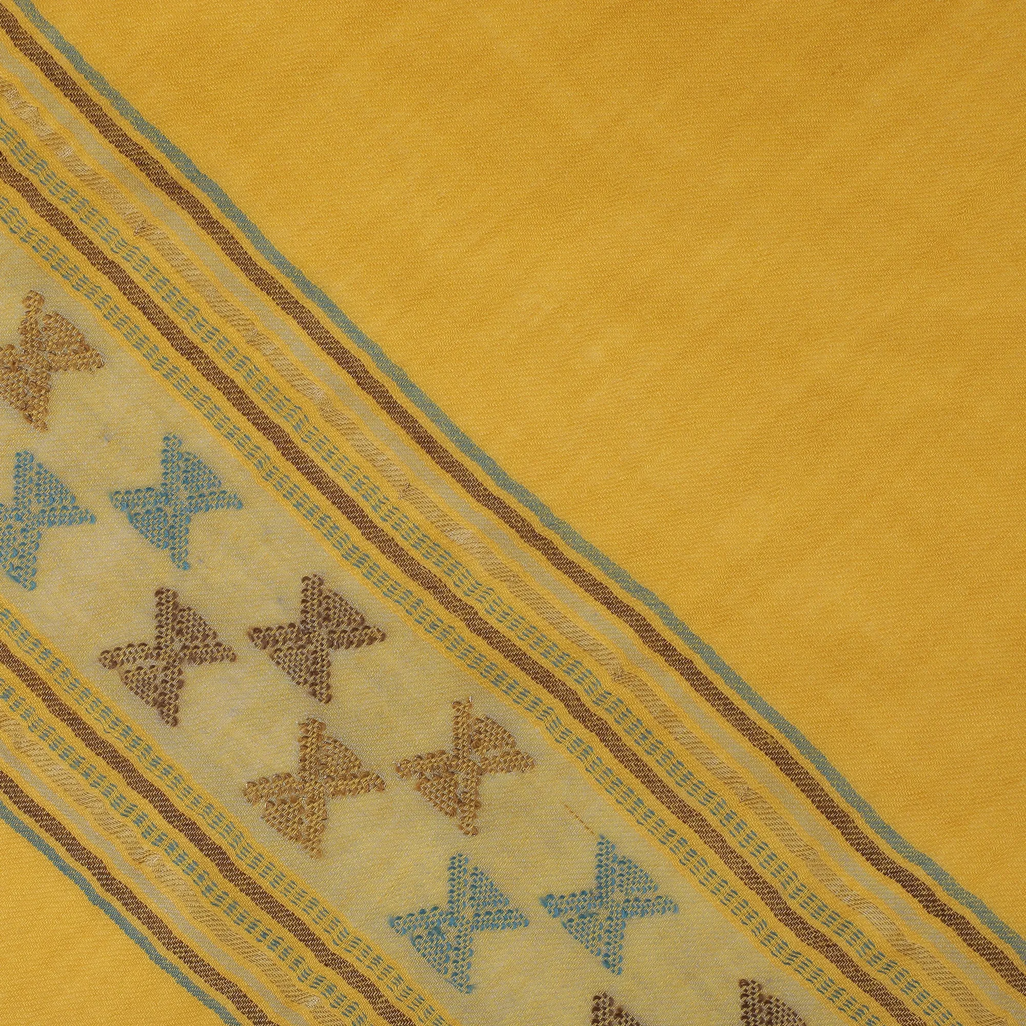 Ibadat Wool Metallic Dobby Shawl