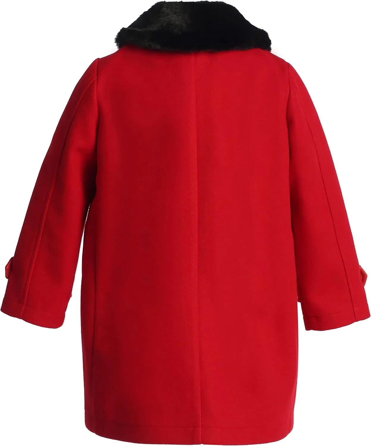 iGirlDress Coat Long Sleeve Button Pocket Long Winter Coat Outerwear