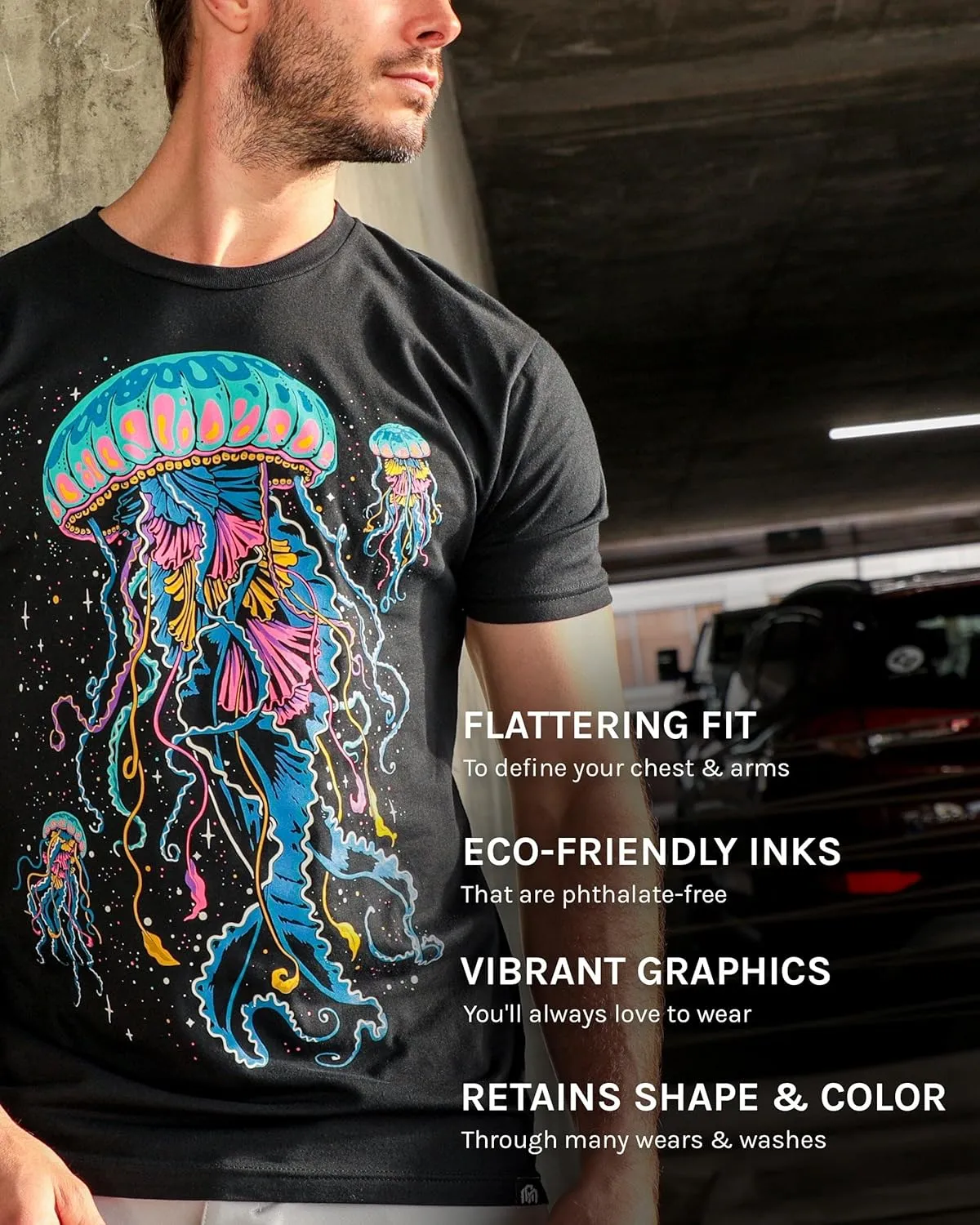 INTO THE AM Cool Graphic T-Shirts for Men S - 4XL Premium Quality Unique Graphic Art Tees