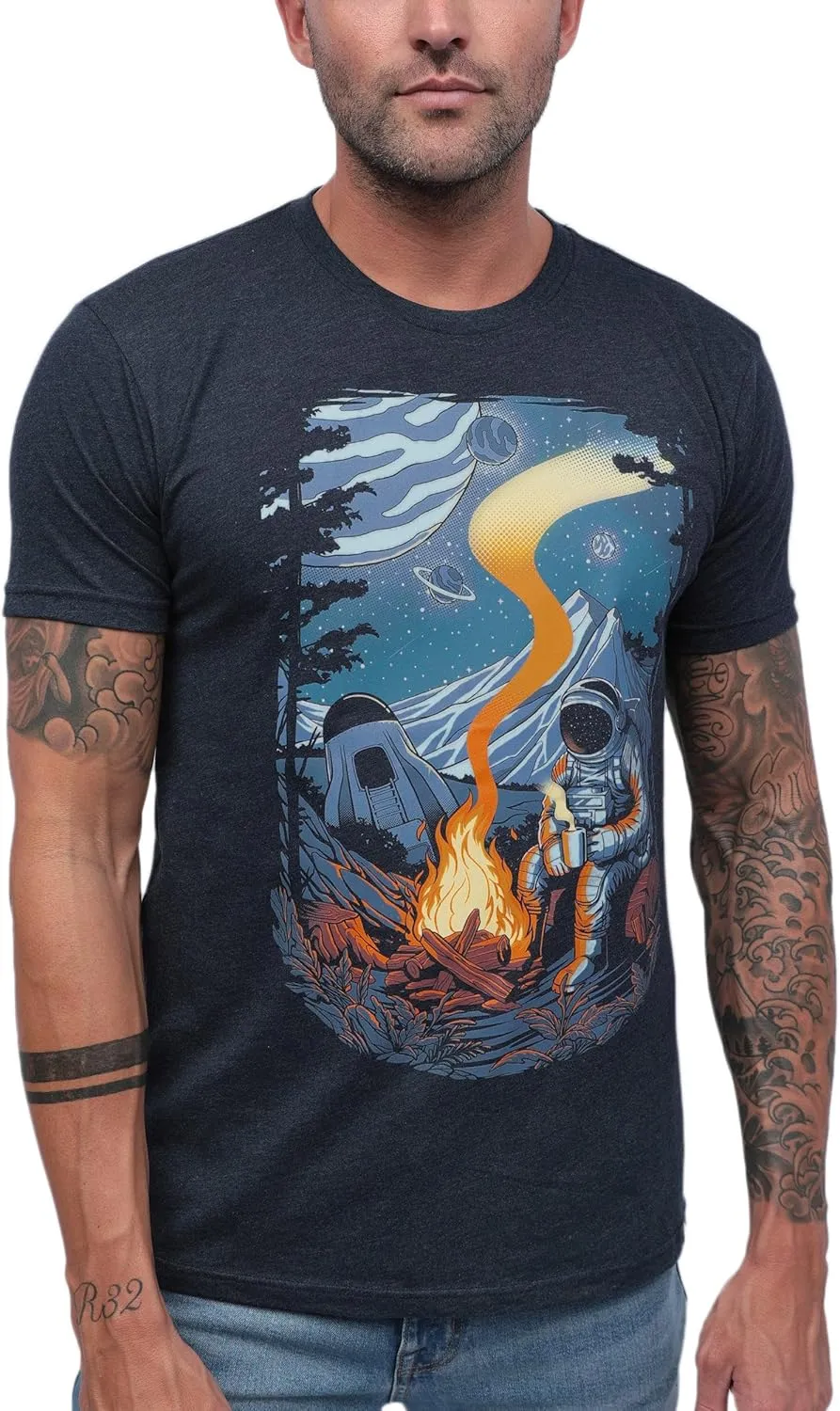 INTO THE AM Cool Graphic T-Shirts for Men S - 4XL Premium Quality Unique Graphic Art Tees