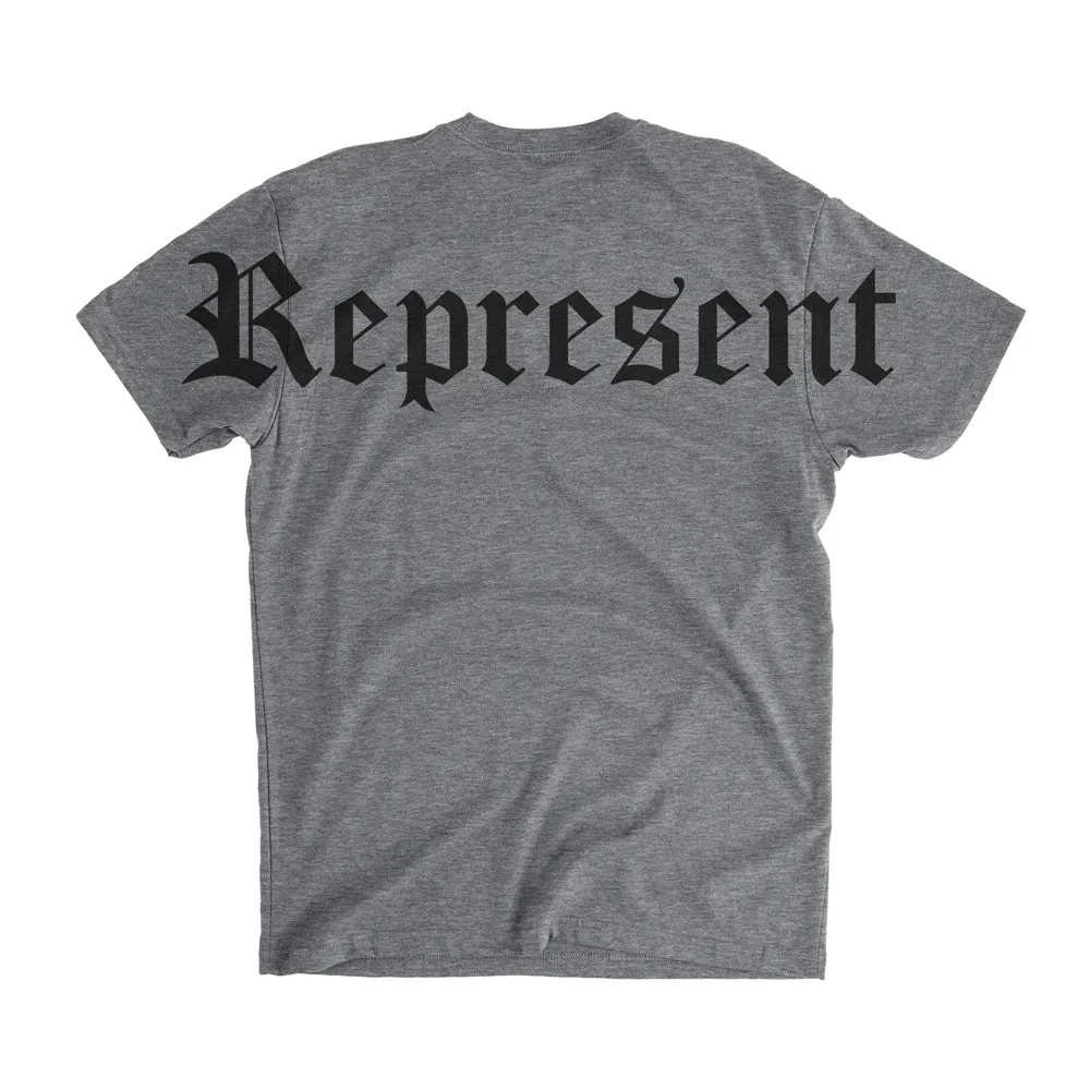 It's XLARGE Signature Tee [HEATHER GRAY] LIMITED EDITION