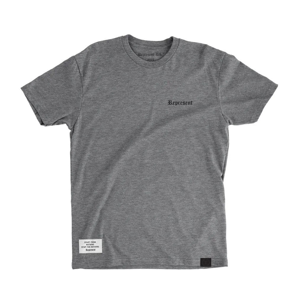 It's XLARGE Signature Tee [HEATHER GRAY] LIMITED EDITION
