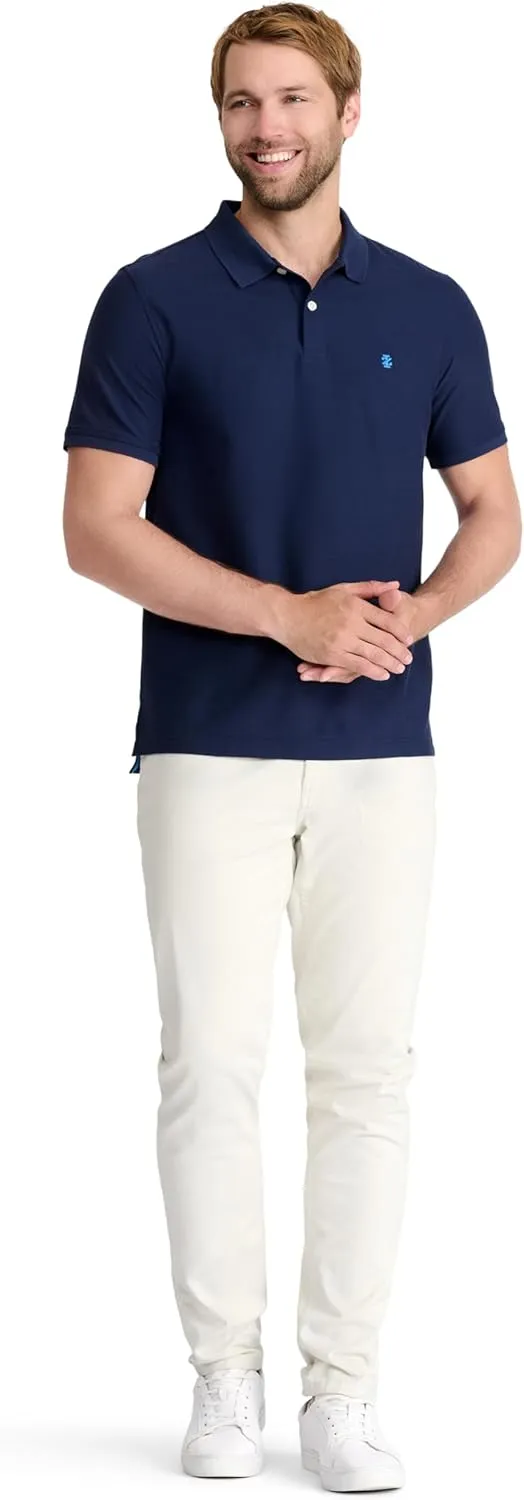 IZOD Men's Advantage Performance Short Sleeve Polo Shirt