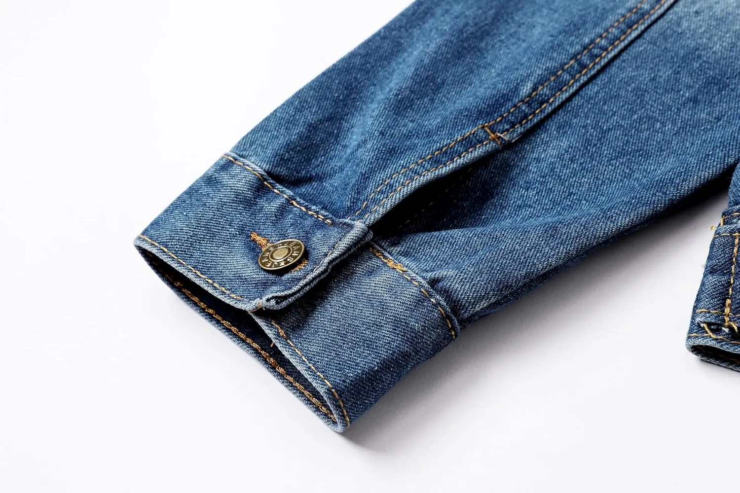 Joe Wenko Classic Kids Toddler Baby Boys & Girls Casual Outwear Denim Jacket
