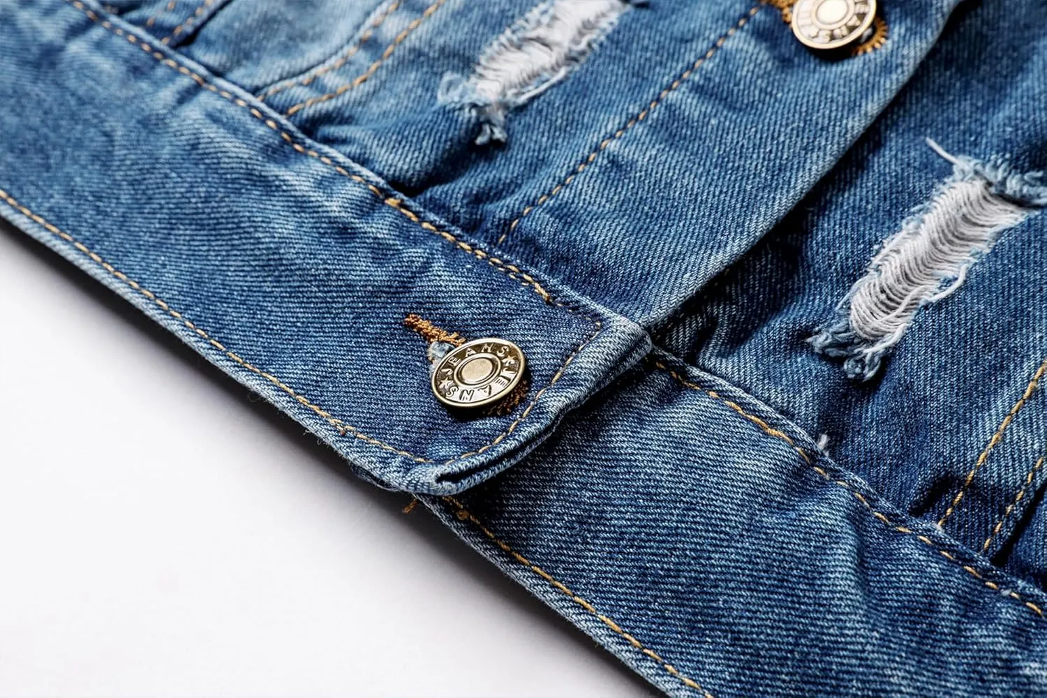 Joe Wenko Classic Kids Toddler Baby Boys & Girls Casual Outwear Denim Jacket