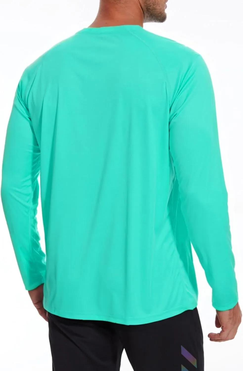 KINGFEN Men's UPF 50  Long Sleeve UV Sun Protection Shirts Quick Dry Athletic Shirts Hiking Fishing
