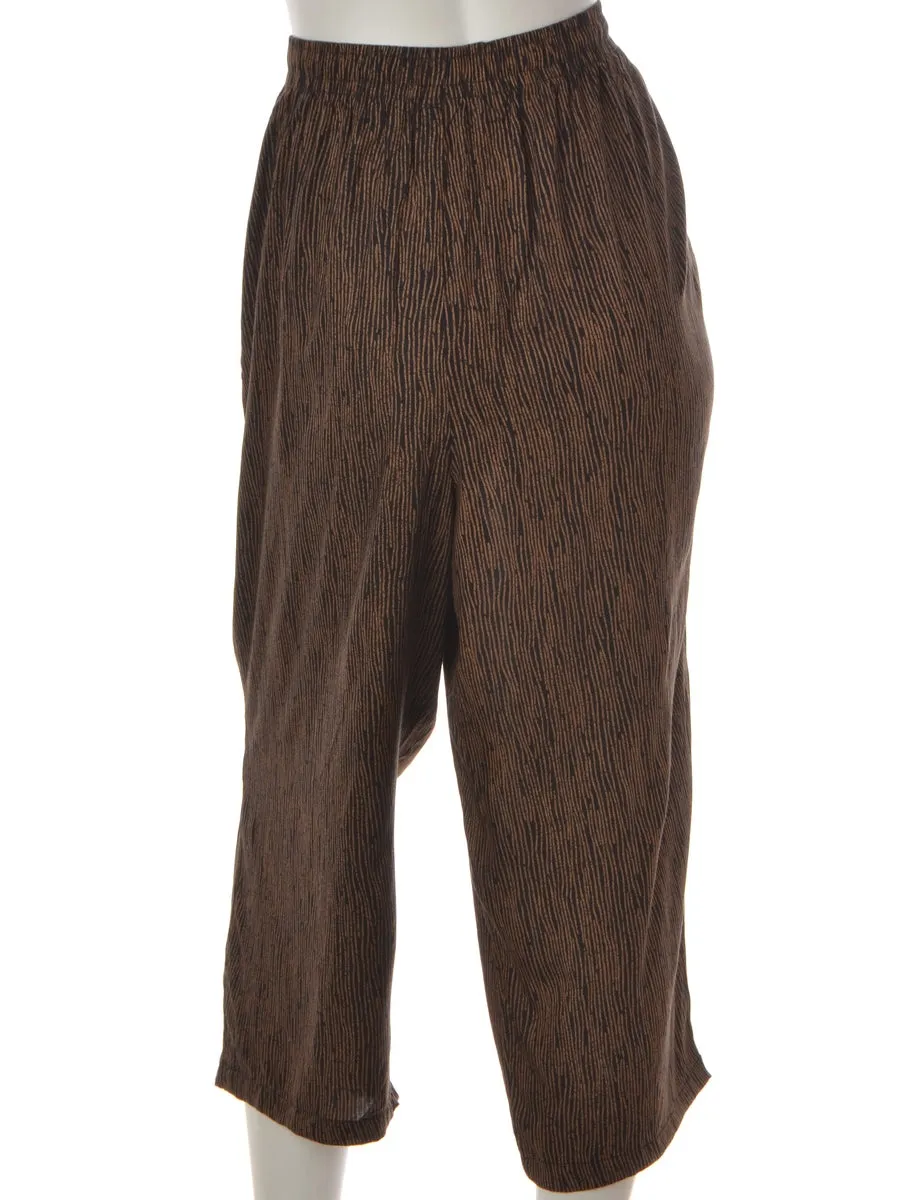 Label Striped Summer Culotte