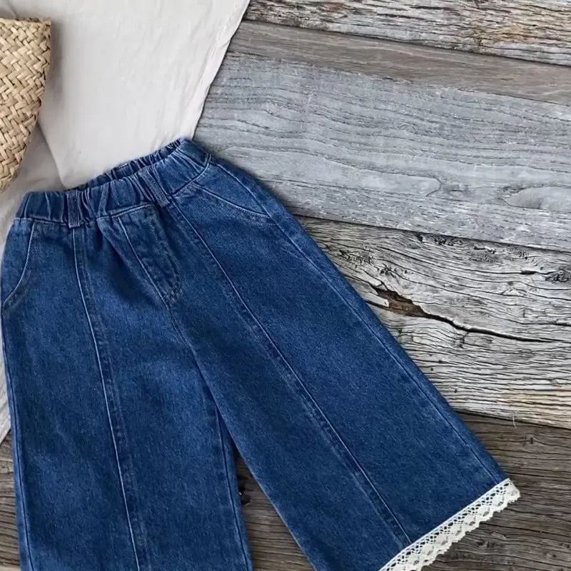 Lace Bottom Jeans