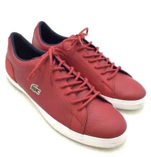 Lacoste Men's Lerond 318 3 Red Athletic Shoes - Size 12