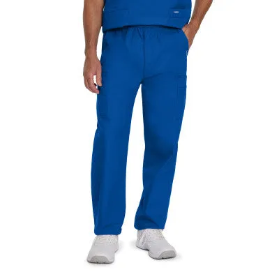 Landau Essentials Men's Straight-Leg Cargo Scrub Pants Bottoms  8555